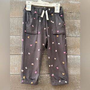Toddler Girls' Printed Velour Pants - Cat & Jack Jack 18M NWT